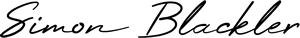 Signature of Simon Blackler